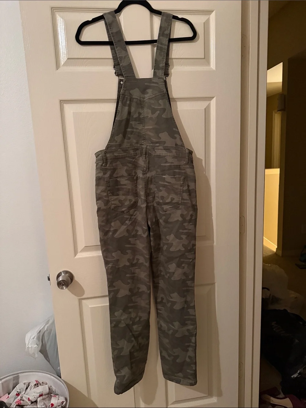 Vanilla Star Olive Green Camo Overalls